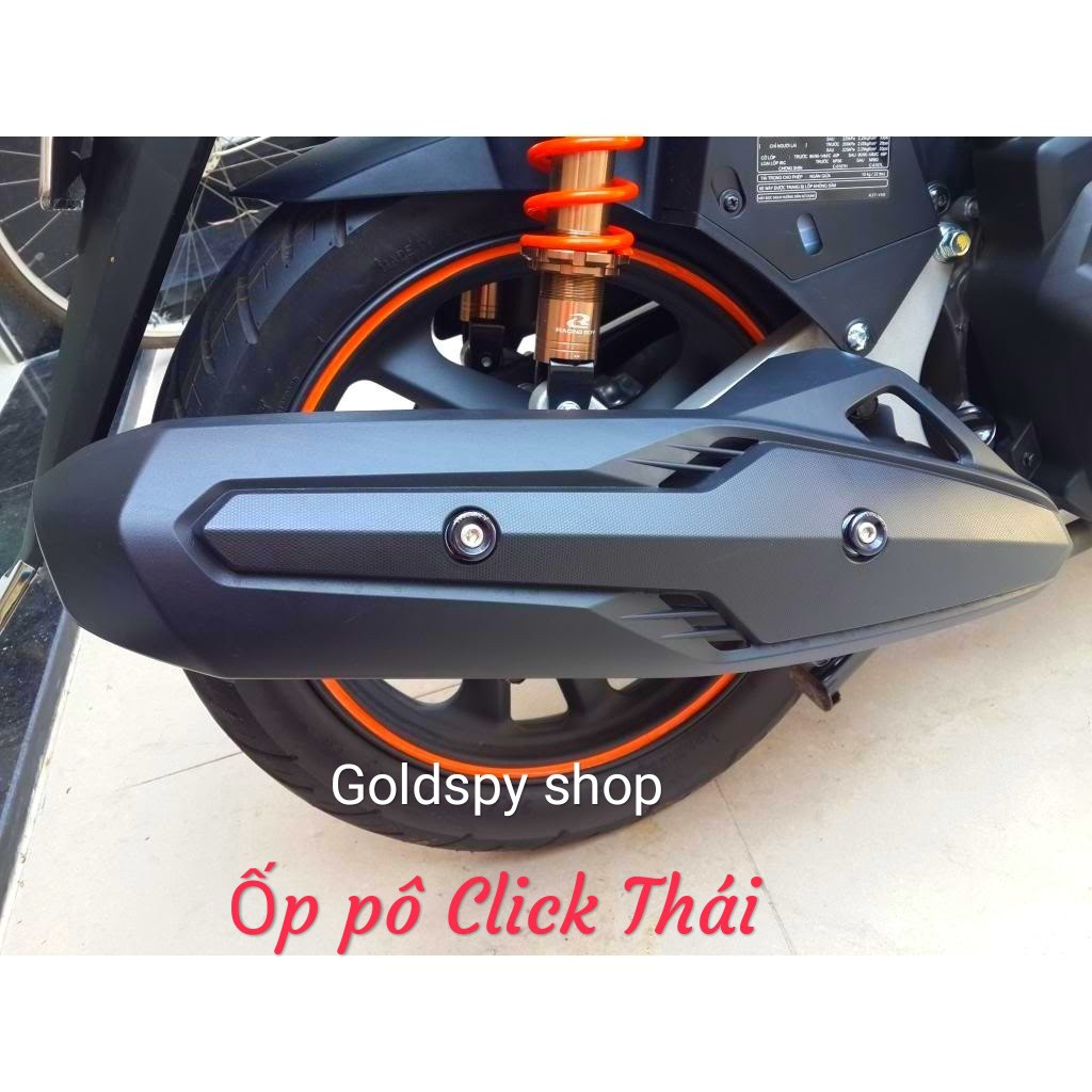 Ốp pô nhựa Click 125i Thái gắn được cho Air Blade/ SH/ Vario/ Click