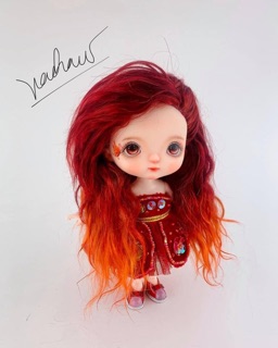 Búp bê Holala đã Faceup và Fu như hình