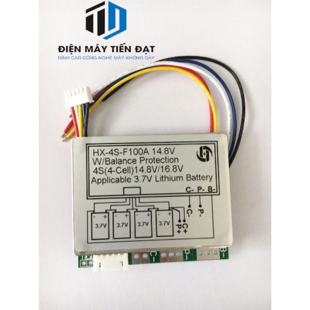 Mạch 4s 100a cho pin 3.7v
