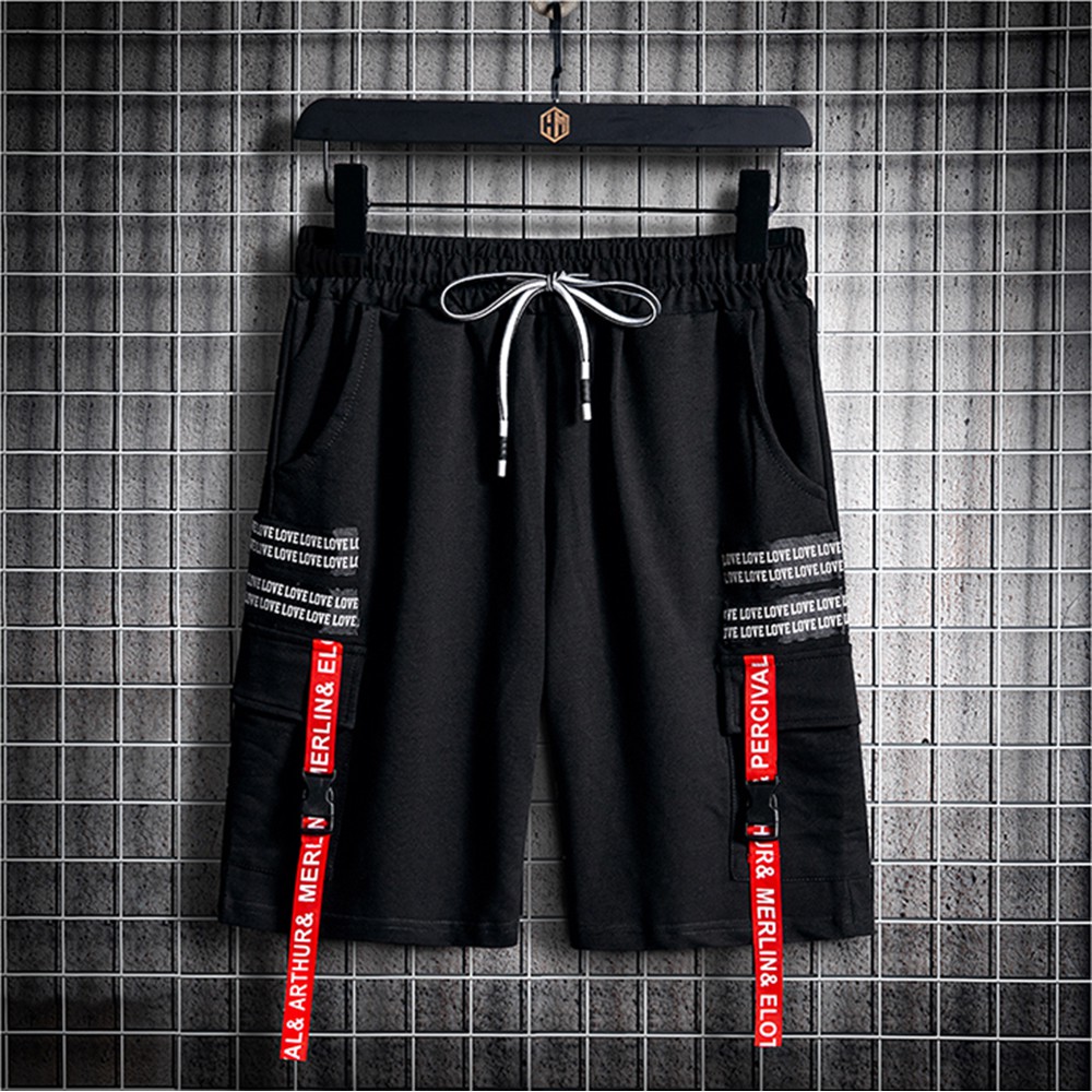 Bộ Quần Áo Thun Nam Thể Thao Mùa Hè Ba Khoang Phối Dây Chữ Kết Hợp Quần Shorts Đùi SEPTEMBERGIRL1989 SET NAM 9000039C3 | BigBuy360 - bigbuy360.vn