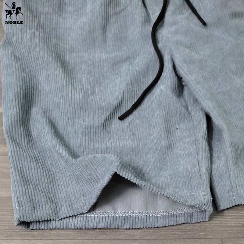 [Freeship] Quần short nam nhung nỉ chỉ tăm nhiều mẫu giá rẻ thời trang NOBLE TP027