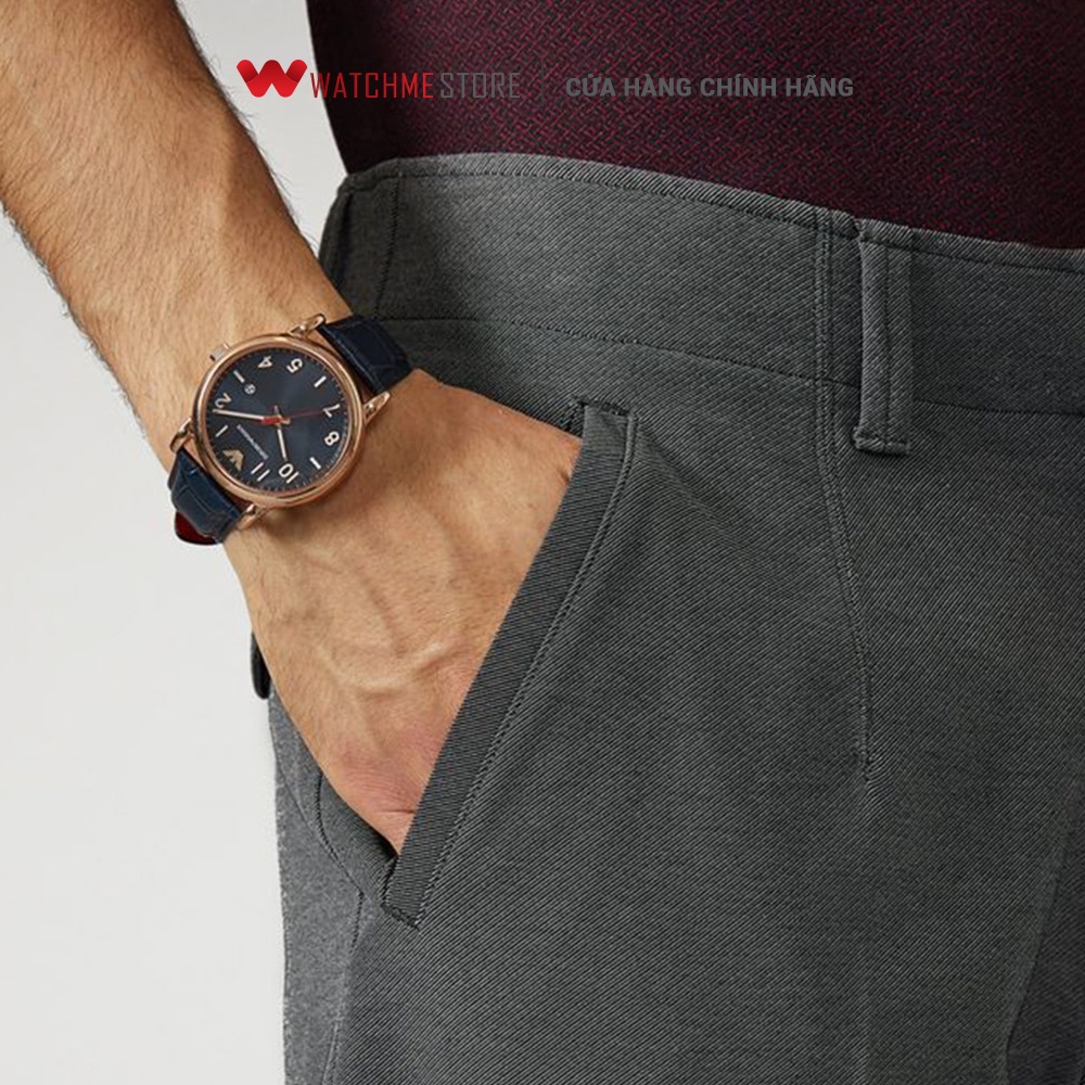 [ ĐẶC BIỆT 18-29.07 - VOUCHER 10%] - Đồng hồ Nam Emprorio Armani dây da AR11135
