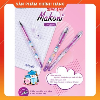 [Chính Hãng] BÚT GEL ĐIỂM 10 TP-GEL06 MỰC TÍM NHO (Vỉ 5 cây)