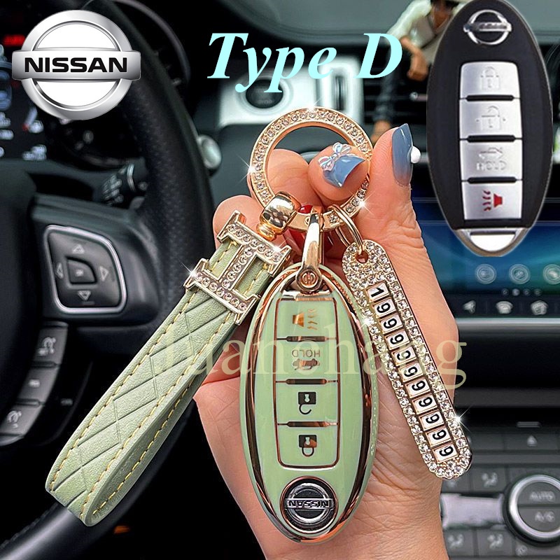 Ốp Chìa Khóa Xe Hơi Chất Lượng Cao Cho Nissan Qashqai Juke F15 J10 J11 X-Trail T32 T31 Nissan X70 Nissan Terra Navara Almera Patrol royalKicks Tiida Pathfinder Note