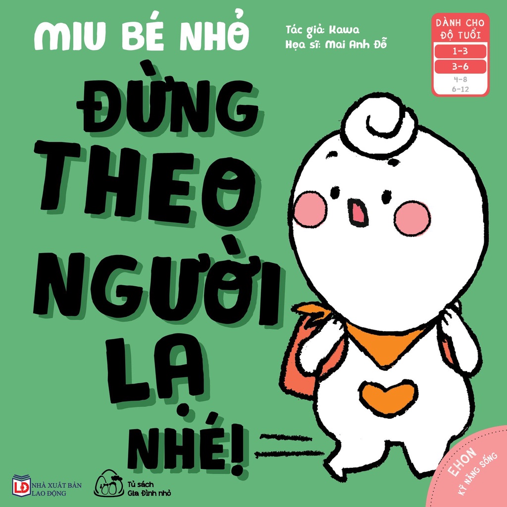Sách Ehon Kĩ Năng Sống: Miu Bé Nhỏ  Cho bé 3-6 tuổi  Hải Anh Books