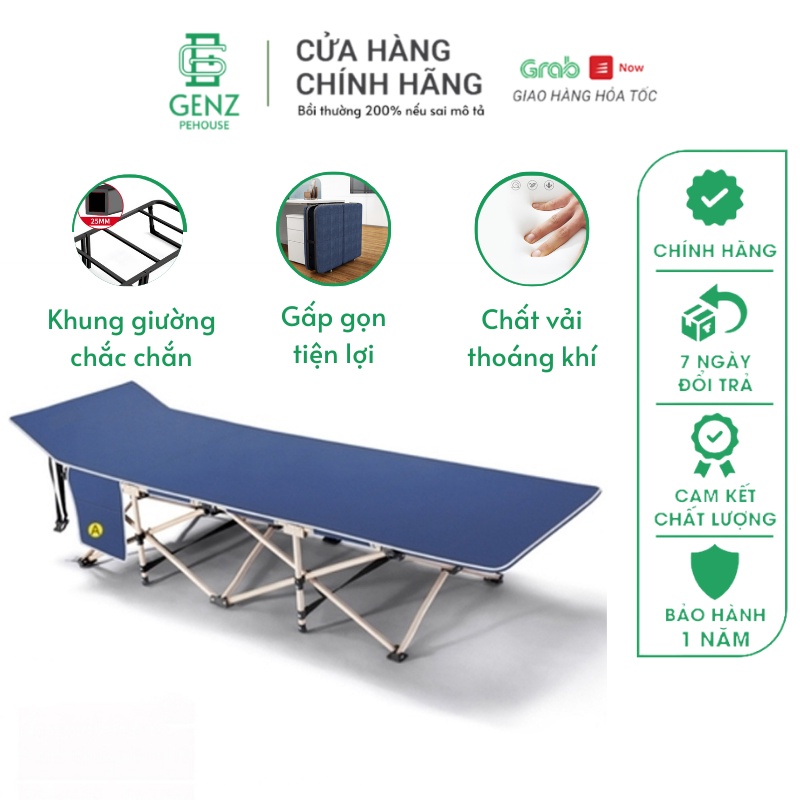 Giường Xếp Gấp Gọn Thư Giãn Văn Phòng ZDC Giường Ngủ Hiện Đại Thông Minh Genz Pehouse