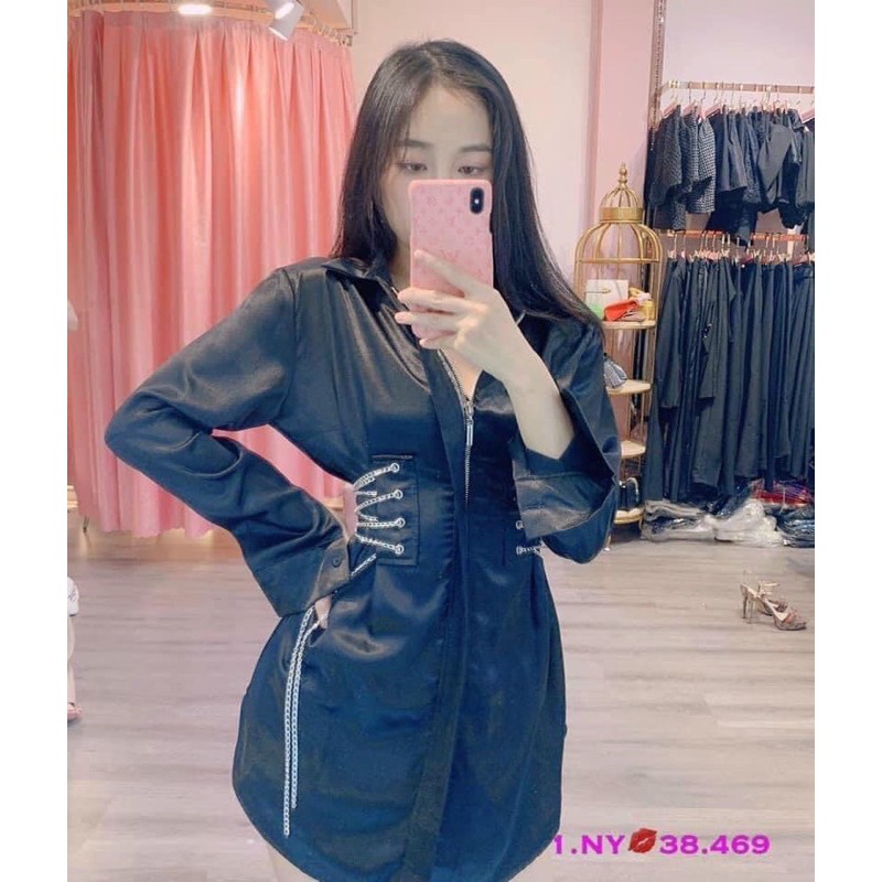 ĐẦM SƠMI DÂY XÍCH 2 BÊN#195k