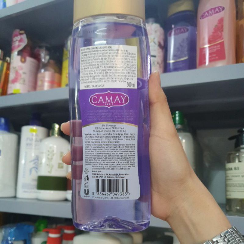 Gel Tắm Camay Paris Shower Gel 500ml