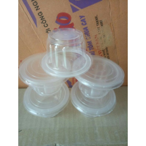 Hộp rau câu 100 ml (50 cái kèm nắp)