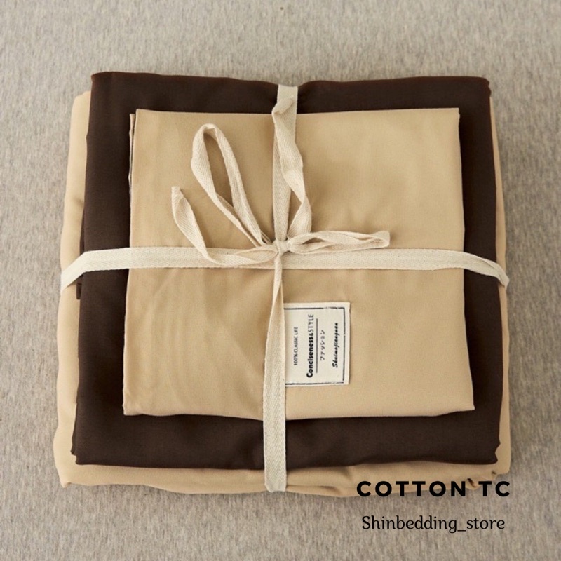 Set Chăn Ga Cotton TC Nhật Đủ Size - Đủ Màu Dày Dặn Thoáng Mát Hàng Chuẩn Loại I (Shinbedding_store)