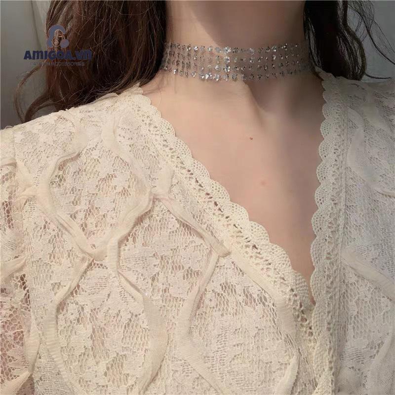 ✨✨Vòng Đeo Cổ sequin Lấp Lánh Thời Trang
