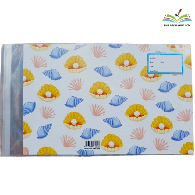 Bìa Bao Vở Bao Tập Có Sẵn Bìa Kiếng Và Nhãn Tên DCHT