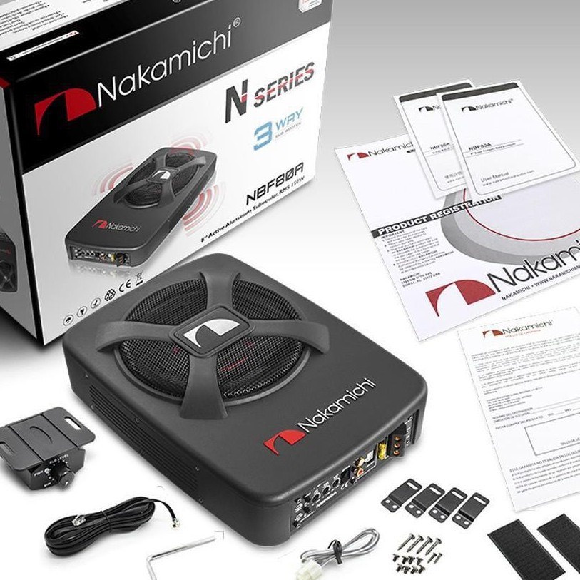Loa Sub Gầm Ghế Nakamichi NBF8.1A - Bảo hành Chính Hãng 12 tháng Thương Hiệu Nhật Bản - Car Spa
