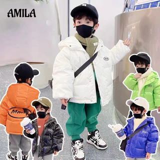 Áo khoác phao AMILA lót lông cừu cho bé trai và bé gái