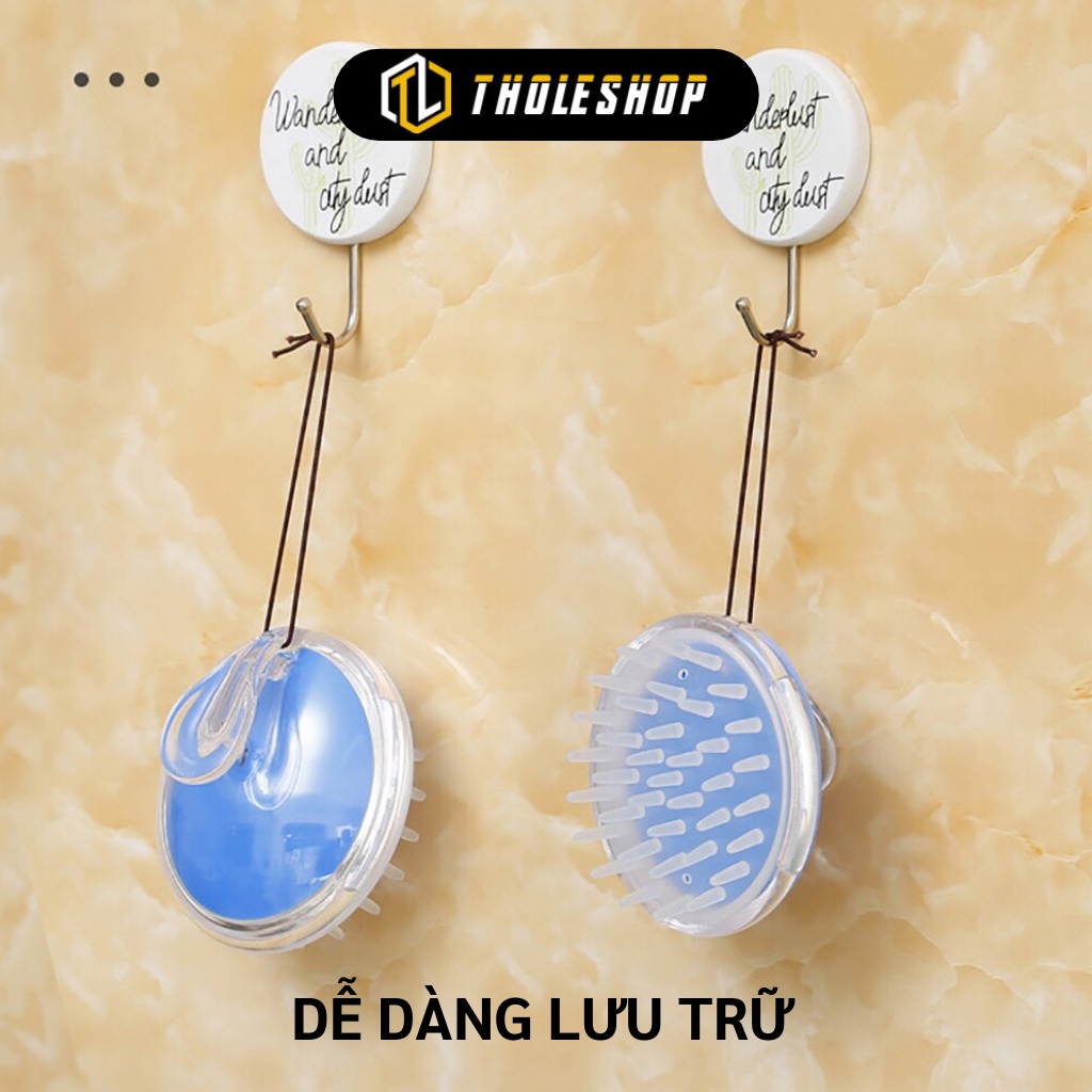Lược Gội Đầu Silicone - Bàn Chải Massage Da Đầu, Giảm Rụng Tóc - Gai Mát Xa Đầu 1031