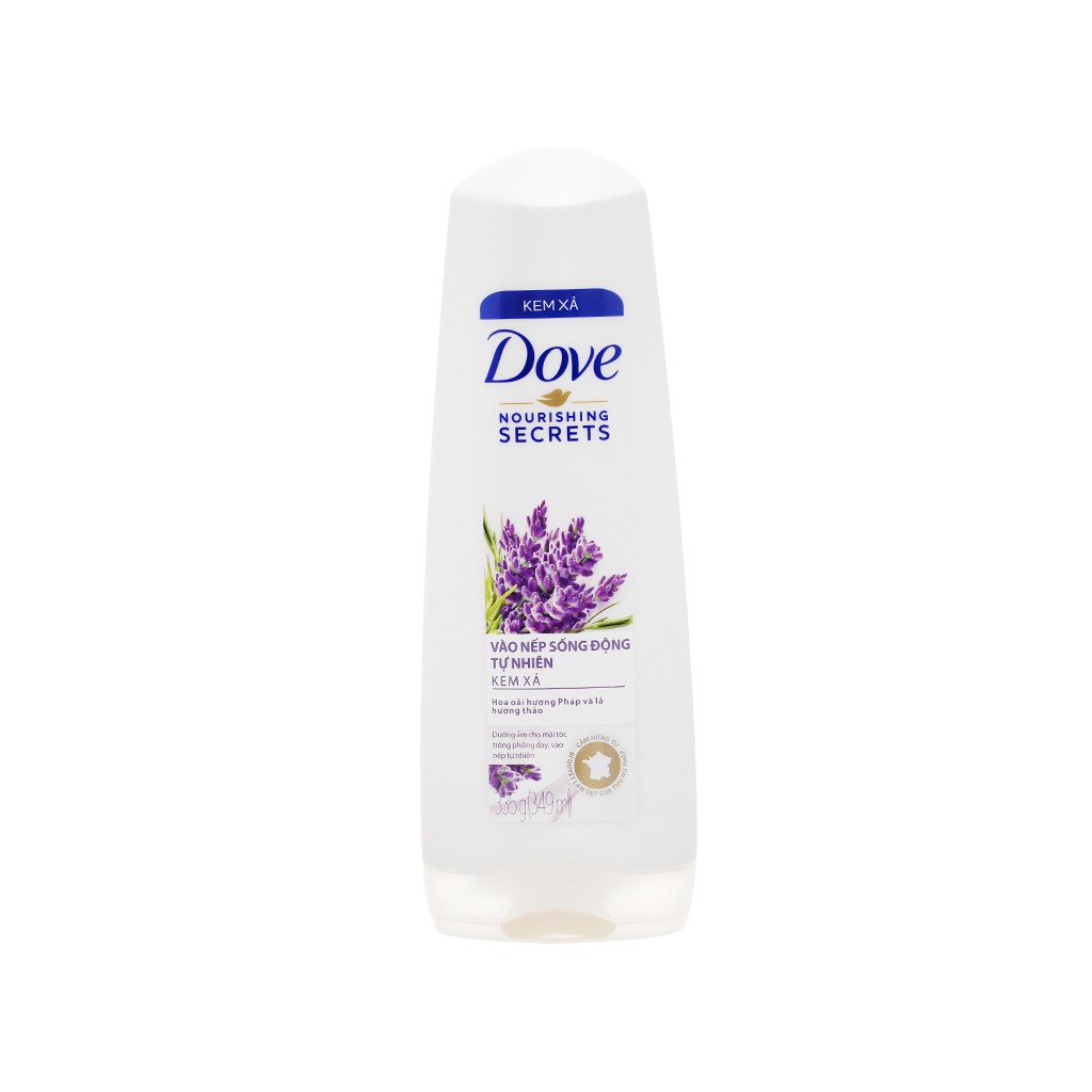 Kem xả Dove vào nếp sống động tự nhiên 349ml