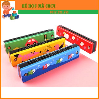 Kèn Acmonica gỗ cho bé| Đồ chơi an toàn