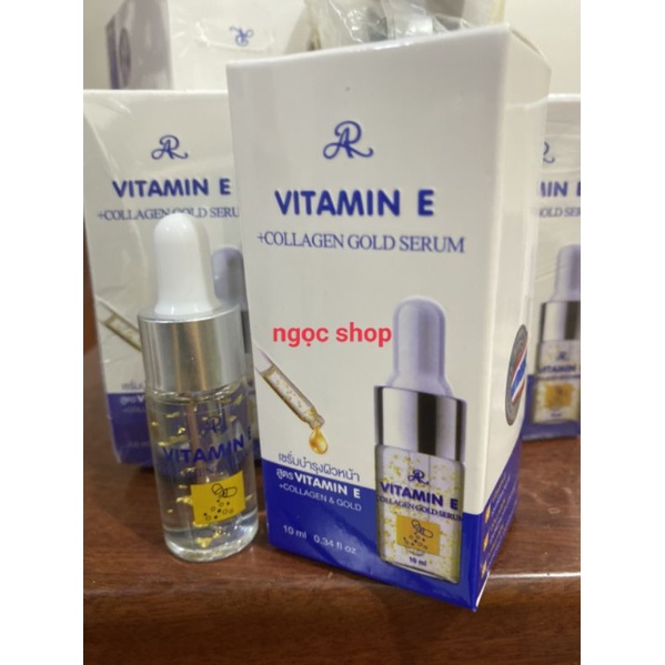 Serum tinh chất vàng collagen vitamin E 10ml Thái Lan