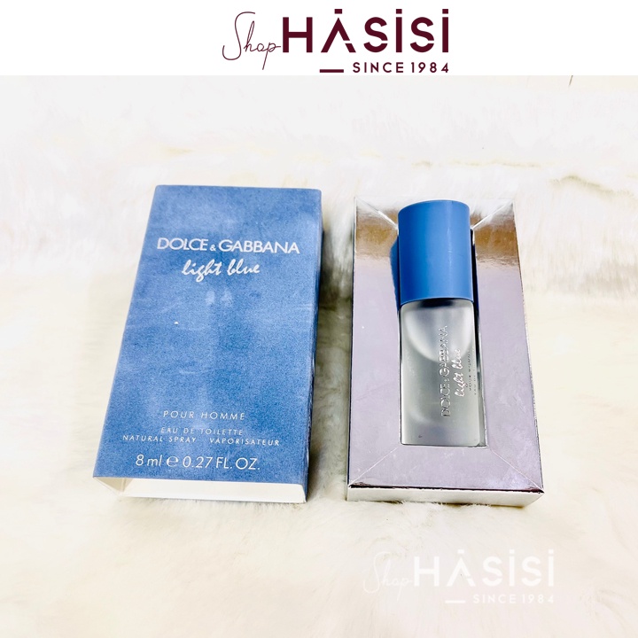Nước Hoa Mini Nam D&amp;G - Light Blue Pour Homme EDT 8ml