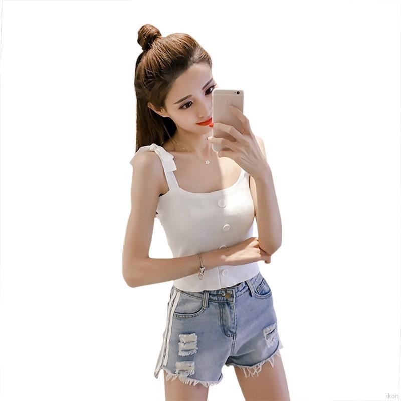 Áo hai dây phong cách Hàn Quốc cho nữ