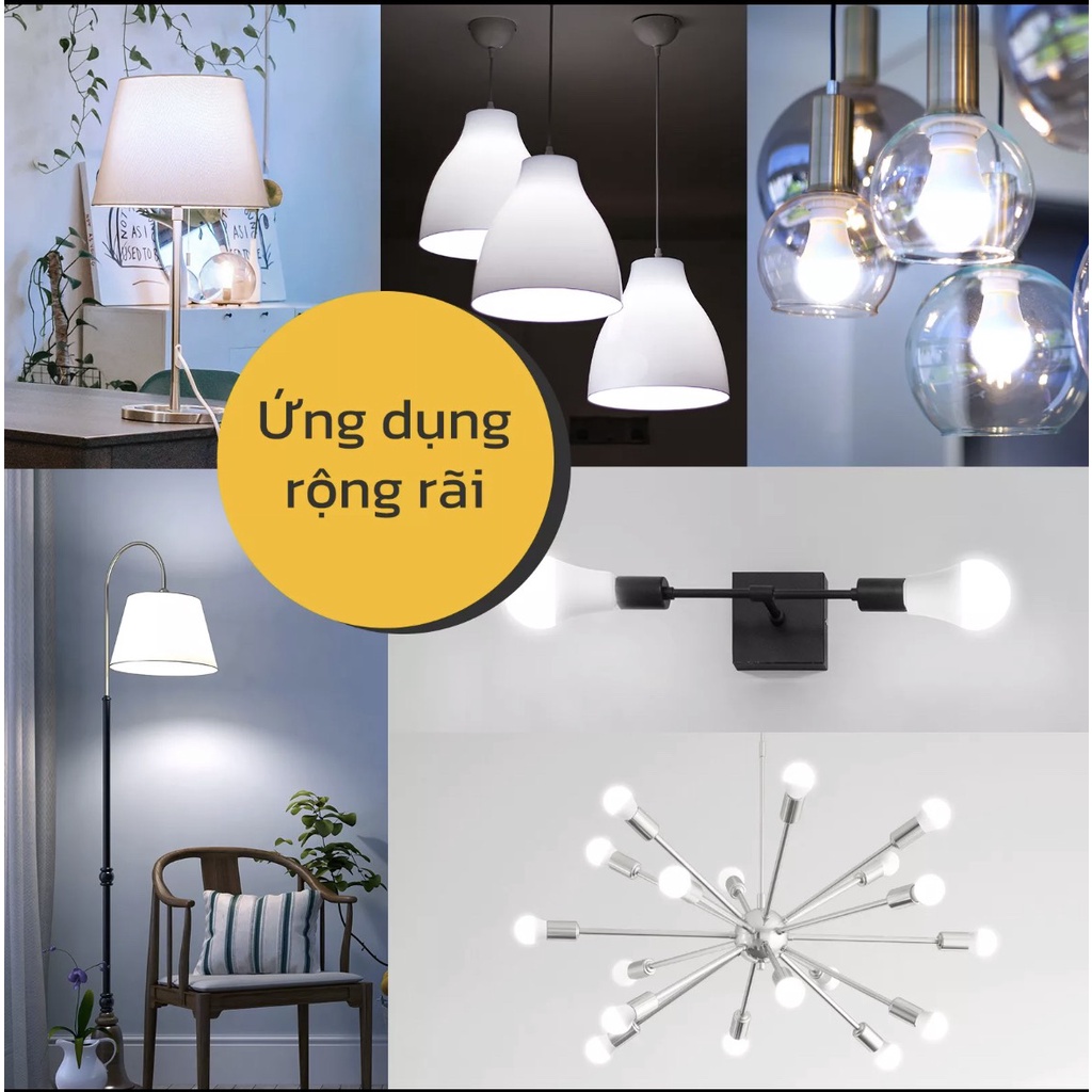 Đèn LED Bulb cảm biến 7W E27 sáng trắng