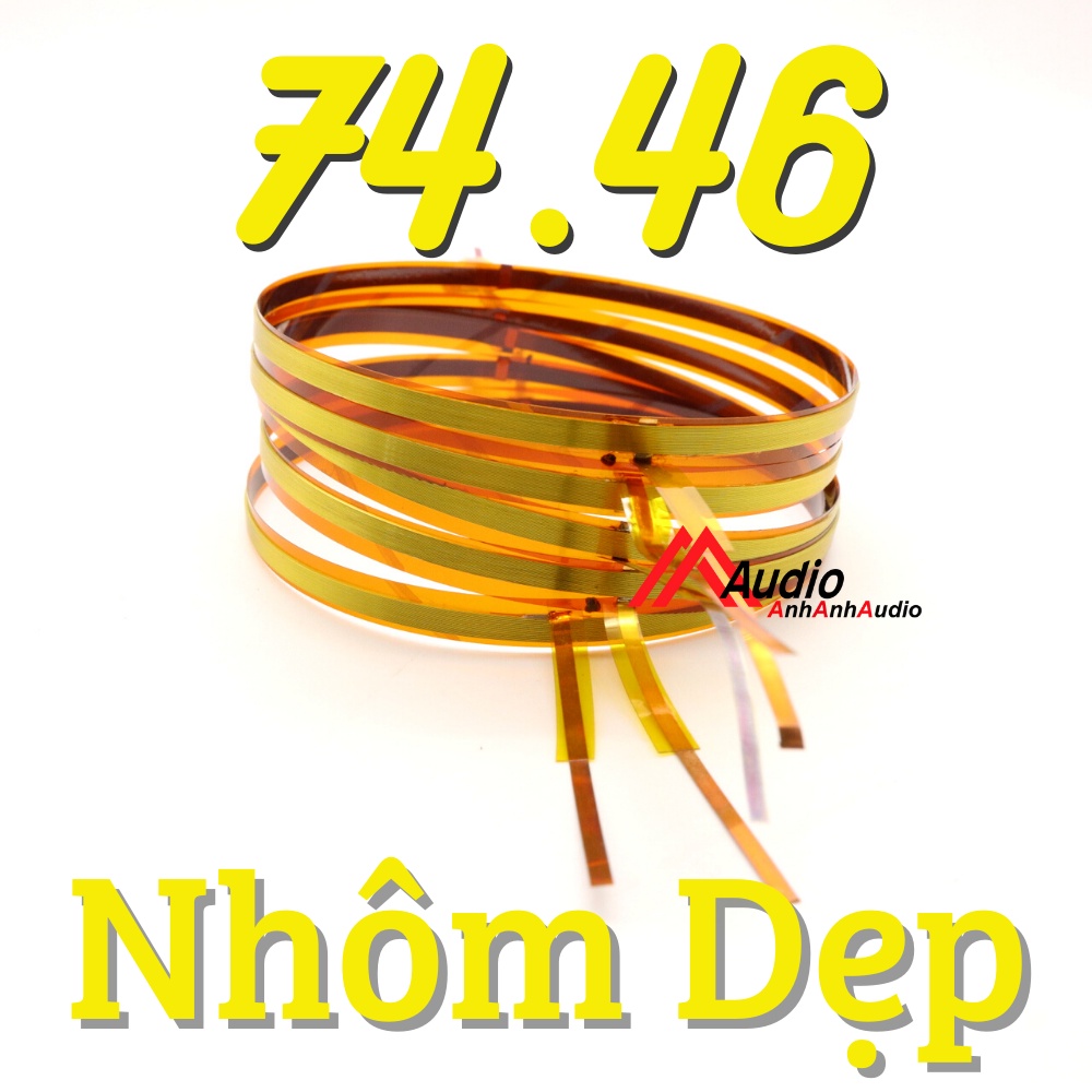 [Mã ELHACE giảm 4% đơn 300K] Vòng coil treble 72.2 va 74.46 dây nhôm dẹp