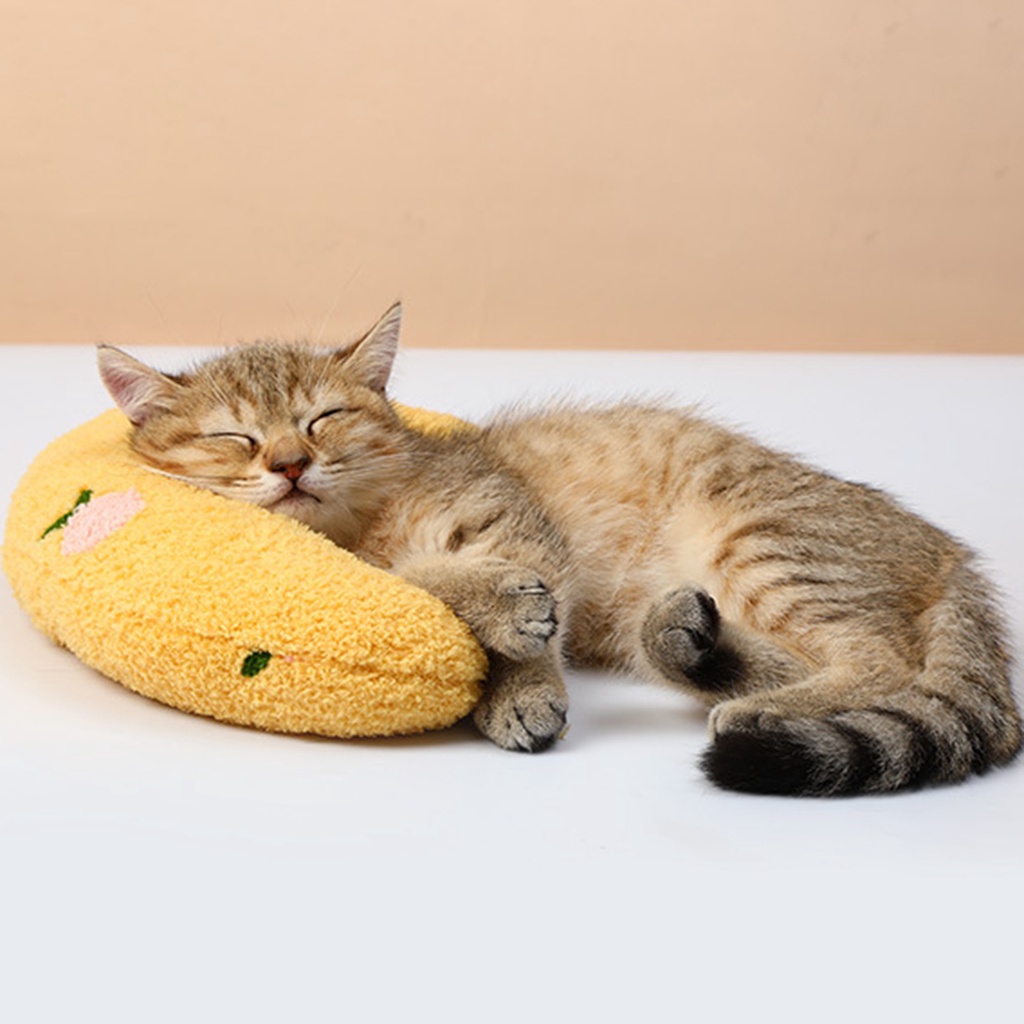 Gối Ngủ Mềm Mại Hình Chữ U Cho Thú Cưng