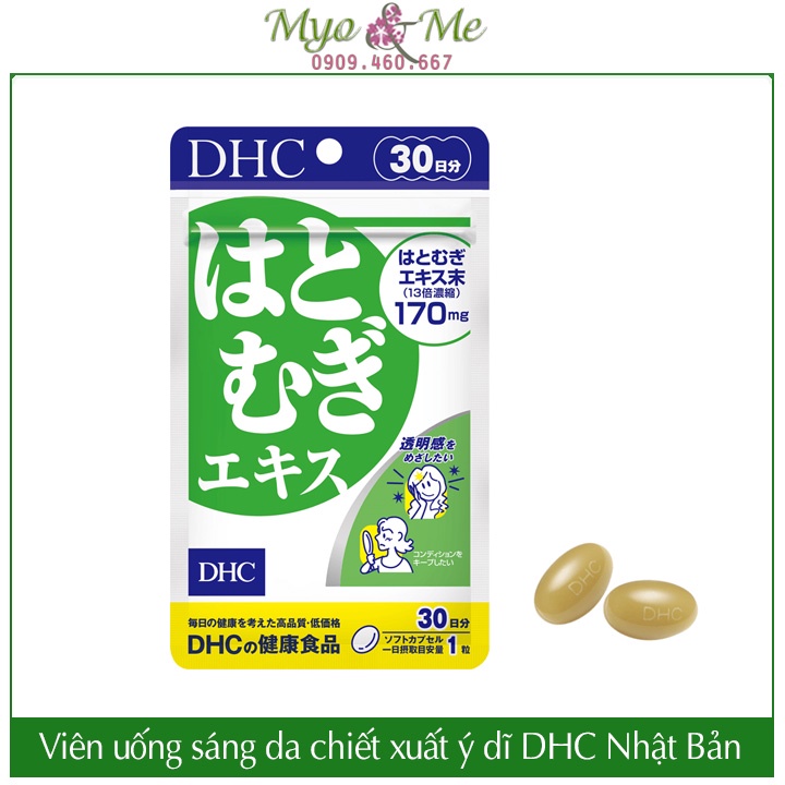 Viên trắng da DHC Nhật Bản bổ sung lúa mạch ý dĩ DHC Adlay Extract