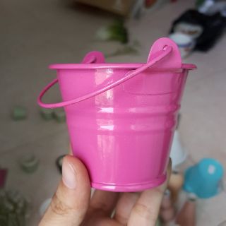 Xô nhỏ làm bình hoa handmade