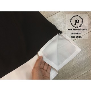 Đầm suông xẻ tà big size (MS 9438)