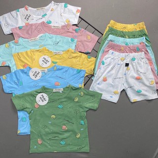 Bộ Cộc Sumi Bé Trai, Bé Gái Minky Mom Chất Thun Lạnh Mịn Mát - Bộ hè mặc ở nhà cho bé - M04 - Miaclothing