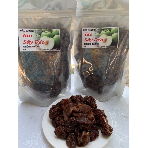 500gTÁO SẤY DẺO TÁCH HẠT PHAN RANG