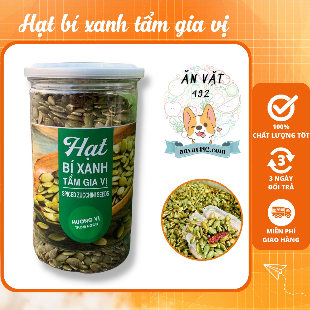 Hạt Bí Xanh Tỏi Ớt 450g Ăn Vặt 492