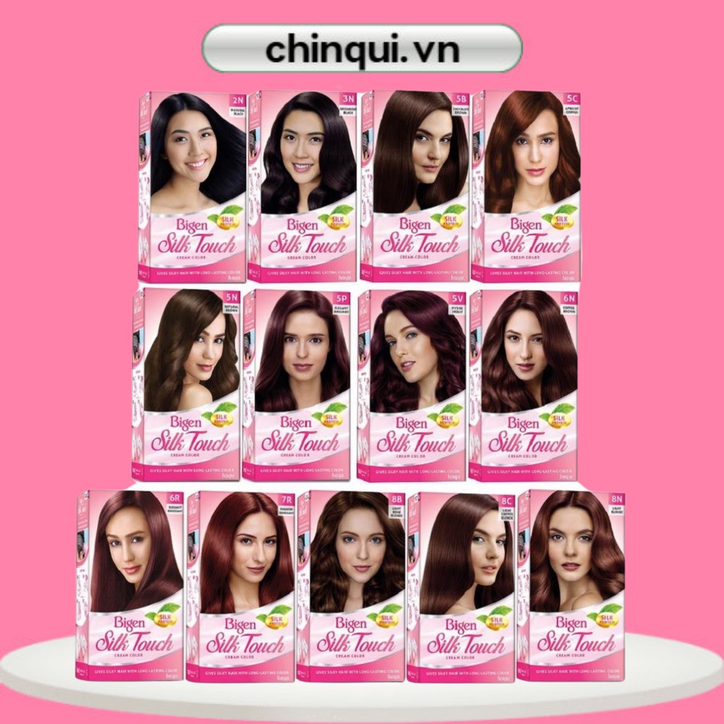 Thuốc nhuộm tóc bigen silktouch