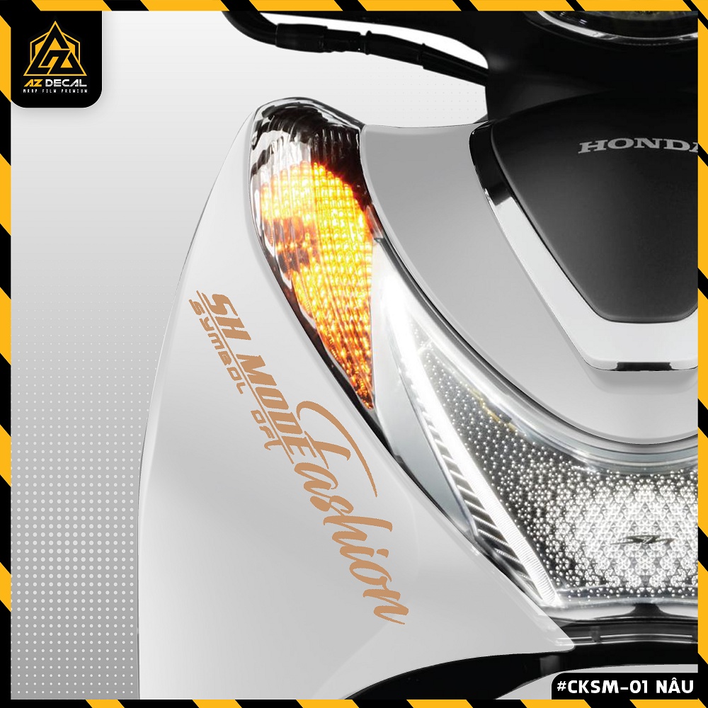Tem Xe SH Mode Đẹp Mẫu Chữ Symbol Of Fashion | CKSM-01 | Sticker Decal Trang Trí SH Nữ Tinh Tế, Dễ Dán
