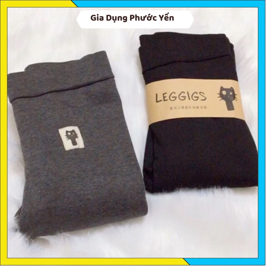 Quần legging mèo lót lông