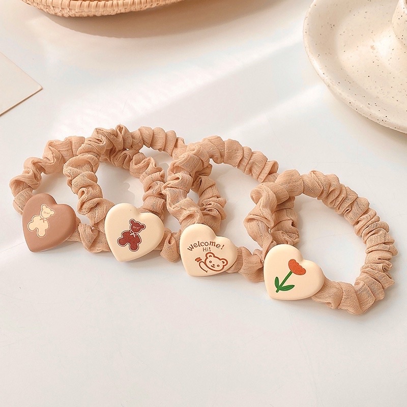 Dây cột tóc cỡ nhỏ phong cách hàn quốc dễ thương, thời trang mùa hè cho nữ