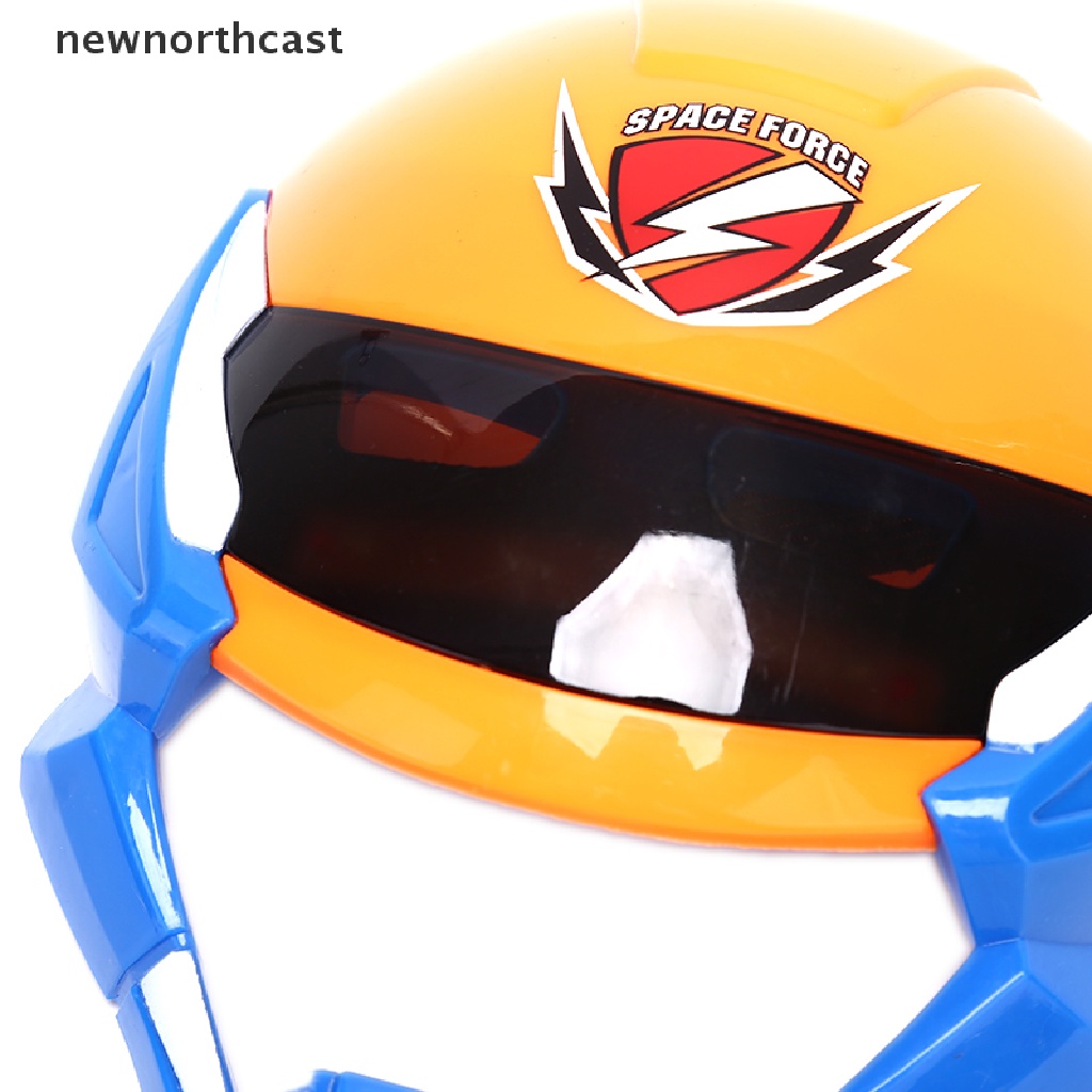 [newnorthcast] Cartoon Full Facial Masks Kids LED Power Rangers Mask Robocop Ant-Man Toy Gift 