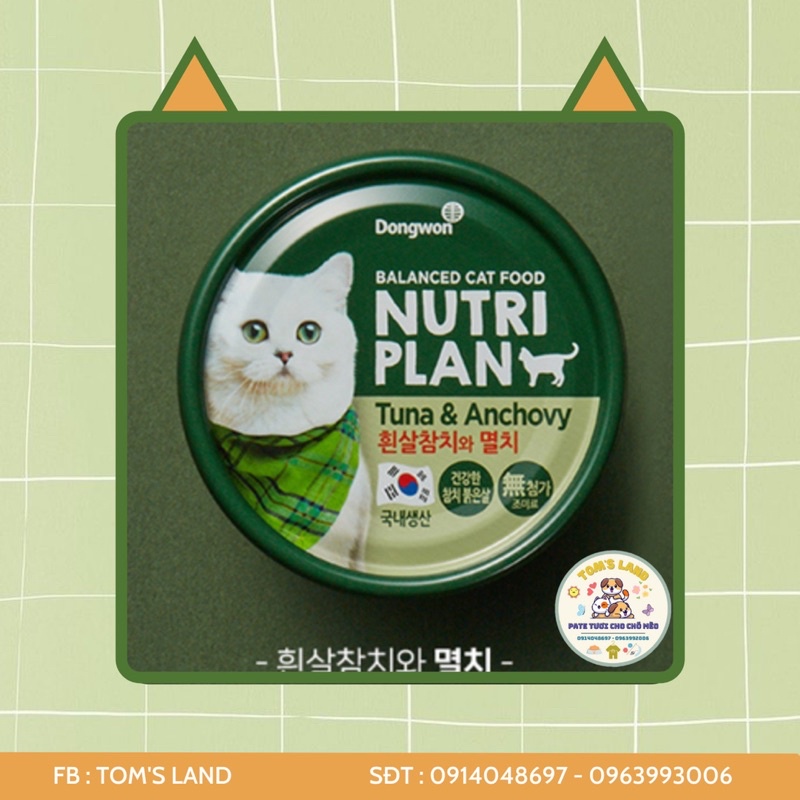 Pate lon Nutri Plan cho mèo 🐱