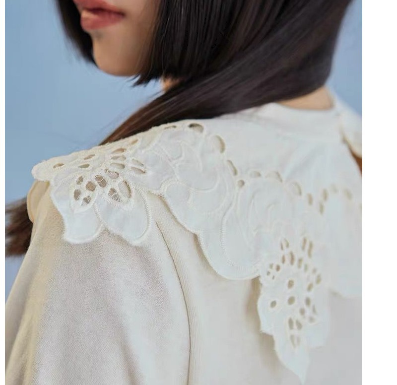 Clothing accessories lace collar DIY materials fake collar cotton hollow