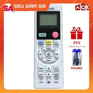 Điều khiển điều hoà SANYO - Remote máy lạnh SANYO mẫu 1 chính hãng