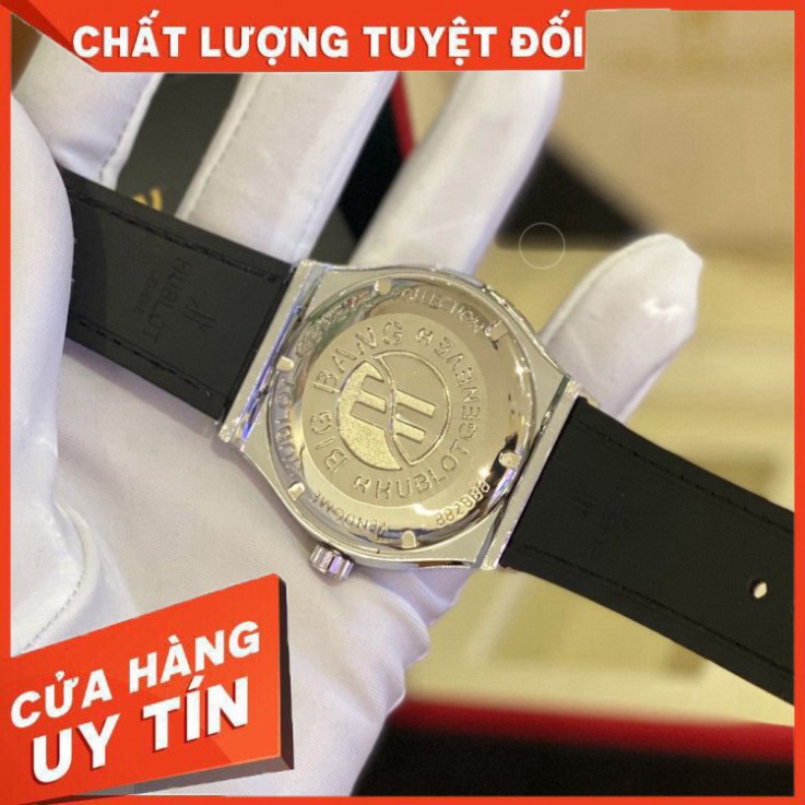 (Hublot.viền trơn ) Đồng hồ nam Hublot đẳng cấp thời trang - Mặt 42mm Dây da - Bảo hành 12 tháng | BigBuy360 - bigbuy360.vn