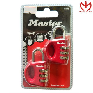 [Q5.HCM] Bộ 2 Ổ Khóa Số Vali Master Lock 633 EURT - MSOFT thumbnail