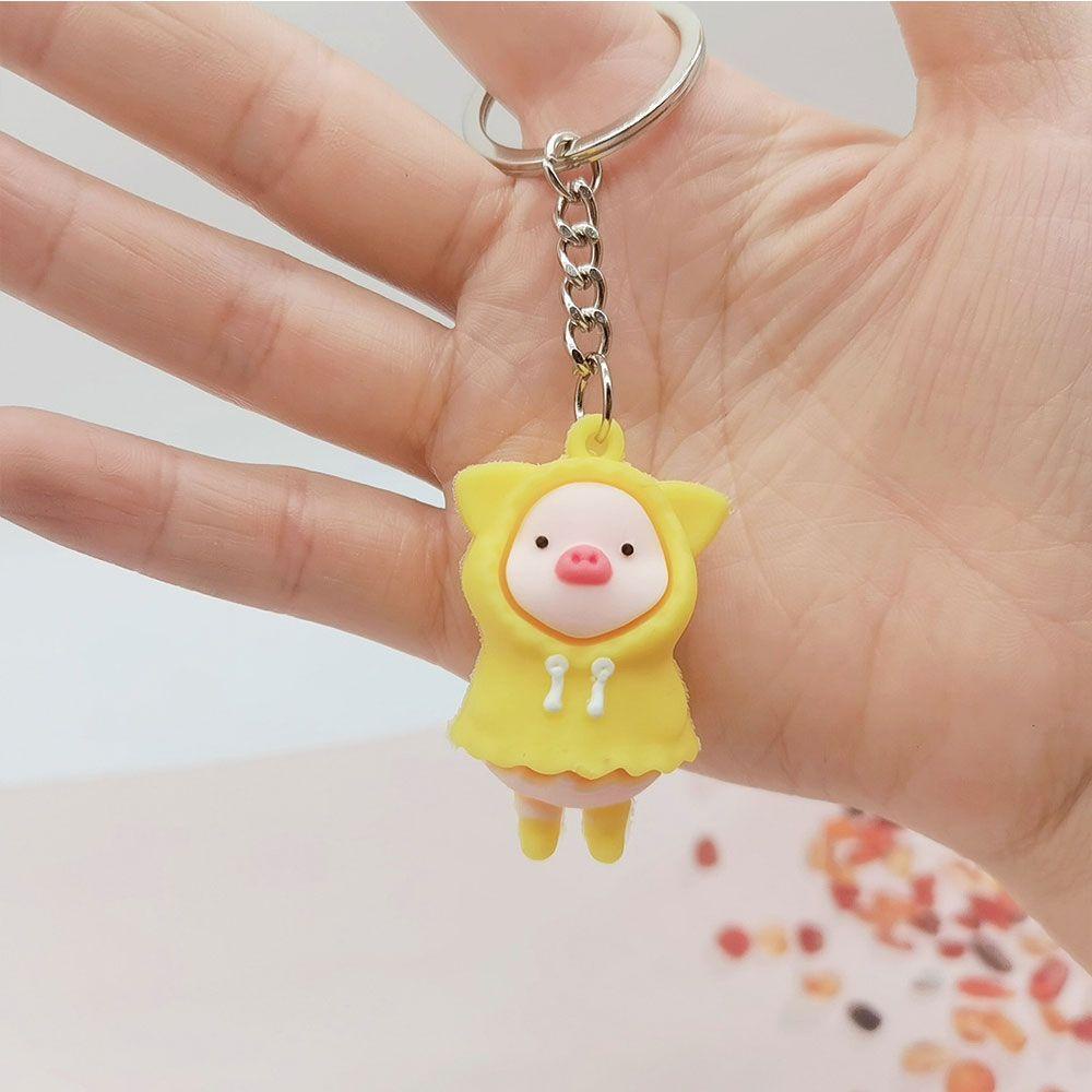 Móc Khóa Hình Áo Mưa Hoạt Hình Dễ Thương