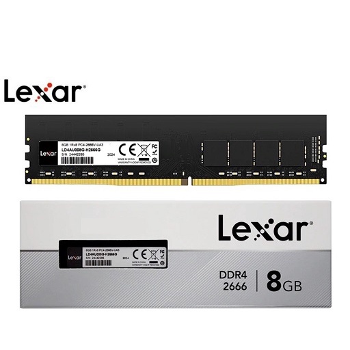 (KO THỂ RẺ HƠN) Ram máy tính PC LEXAR 8GB (1x8GB) DDR4 2666Mhz hàng thương hiệu chính hãng BH 36 tháng