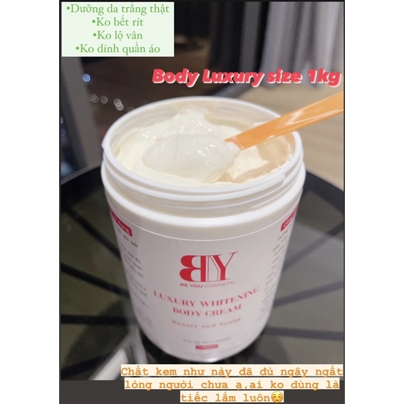 KEM DƯỠNG TRẮNG DA BODY MƯỚT MỊN - HỦ SIZE 1KG