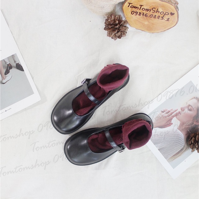 [CÓ SẴN] Giày mary jane búp bê quai ngang oxford ulzzang - CÓ CLIP - ảnh thật | BigBuy360 - bigbuy360.vn