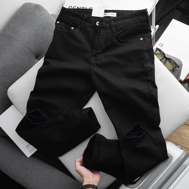 QUẦN BÒ ĐEN ZARA MAN VẢI DƯ HÃNG VNXK DÁNG SLIM FIT