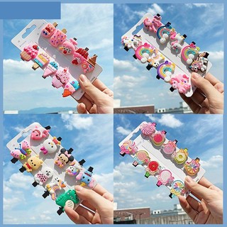 Set 10 kẹp tóc phong cách Hàn Quốc cho bé yêu