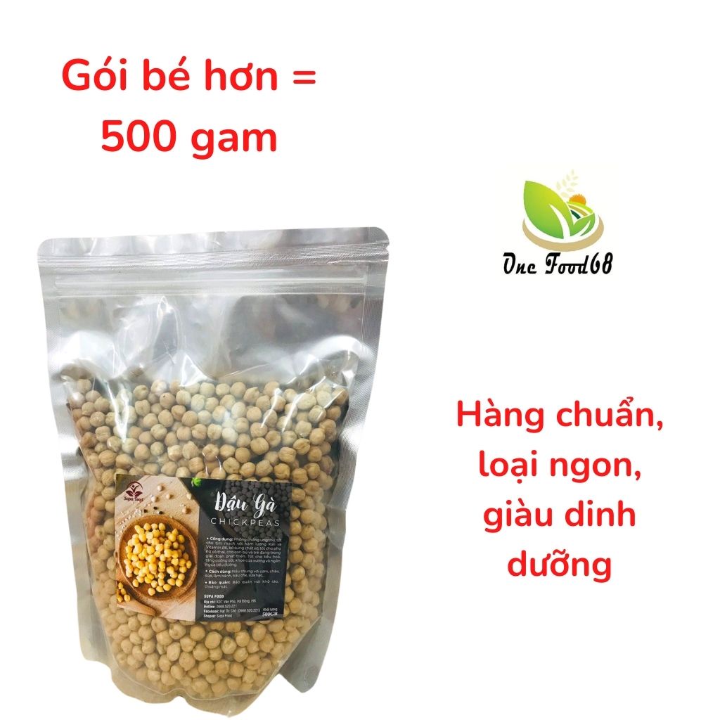 Hạt Đậu Gà - ĐẬU GÀ HỮU CƠ Không Biến Đổi Gen Giàu Dưỡng Chất - Sữa HẠT- OneFood68